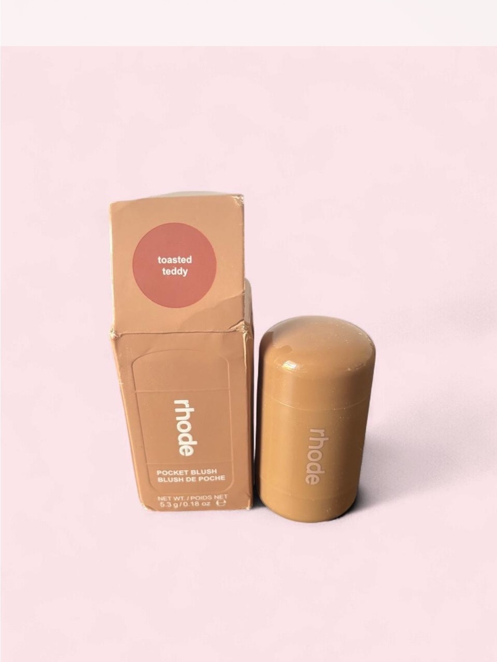 RHODE Pocket Blush Stick — Toasted Teddy Brown-Pink